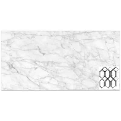 Tesoro La Marca Modella 11.75" x 13.75" Porcelain Mosaic