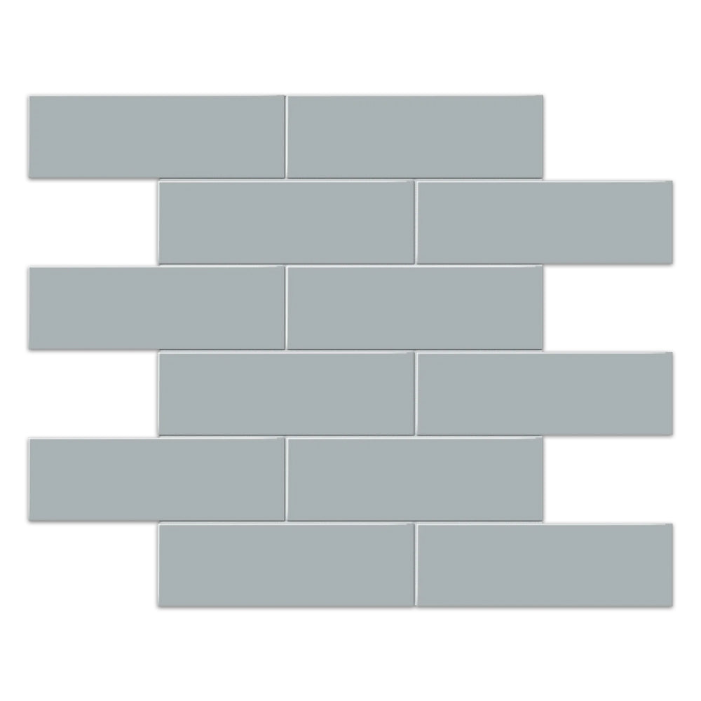 Tesoro Soho 2 x 6 Brick 11.75" x 11.75" Ceramic Mosaic