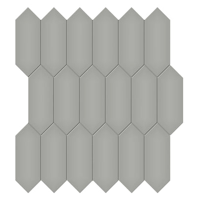 Tesoro Soho 2 x 5 Picket 11.5" x 12.5" Ceramic Mosaic