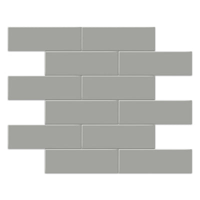 Tesoro Soho 2 x 6 Brick 11.75" x 11.75" Ceramic Mosaic