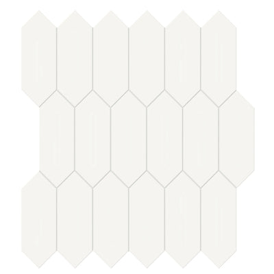 Tesoro Soho 2 x 5 Picket 11.5" x 12.5" Ceramic Mosaic