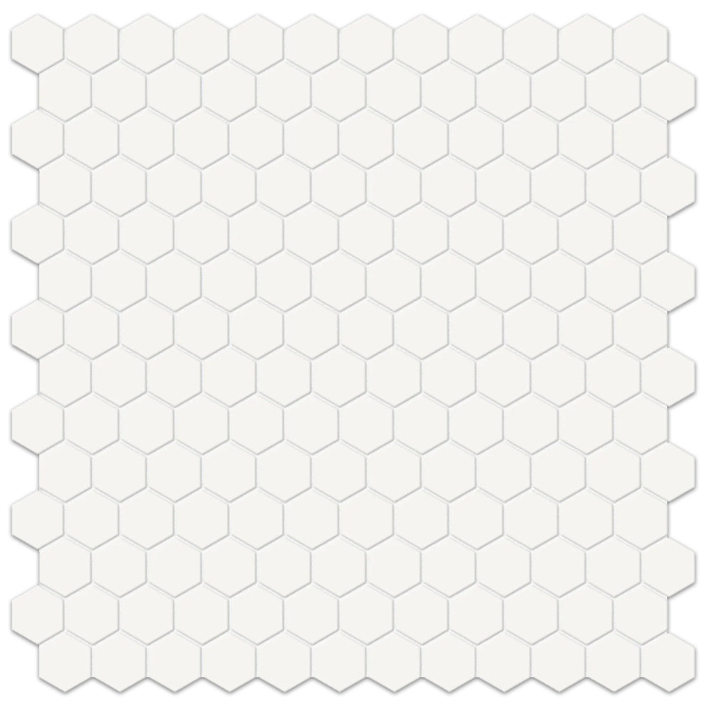 Tesoro Soho 1" Hexagon 11.5" x 11.75" Ceramic Mosaic