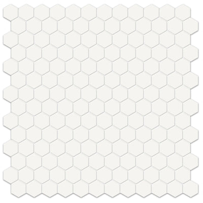 Tesoro Soho 1" Hexagon 11.5" x 11.75" Ceramic Mosaic