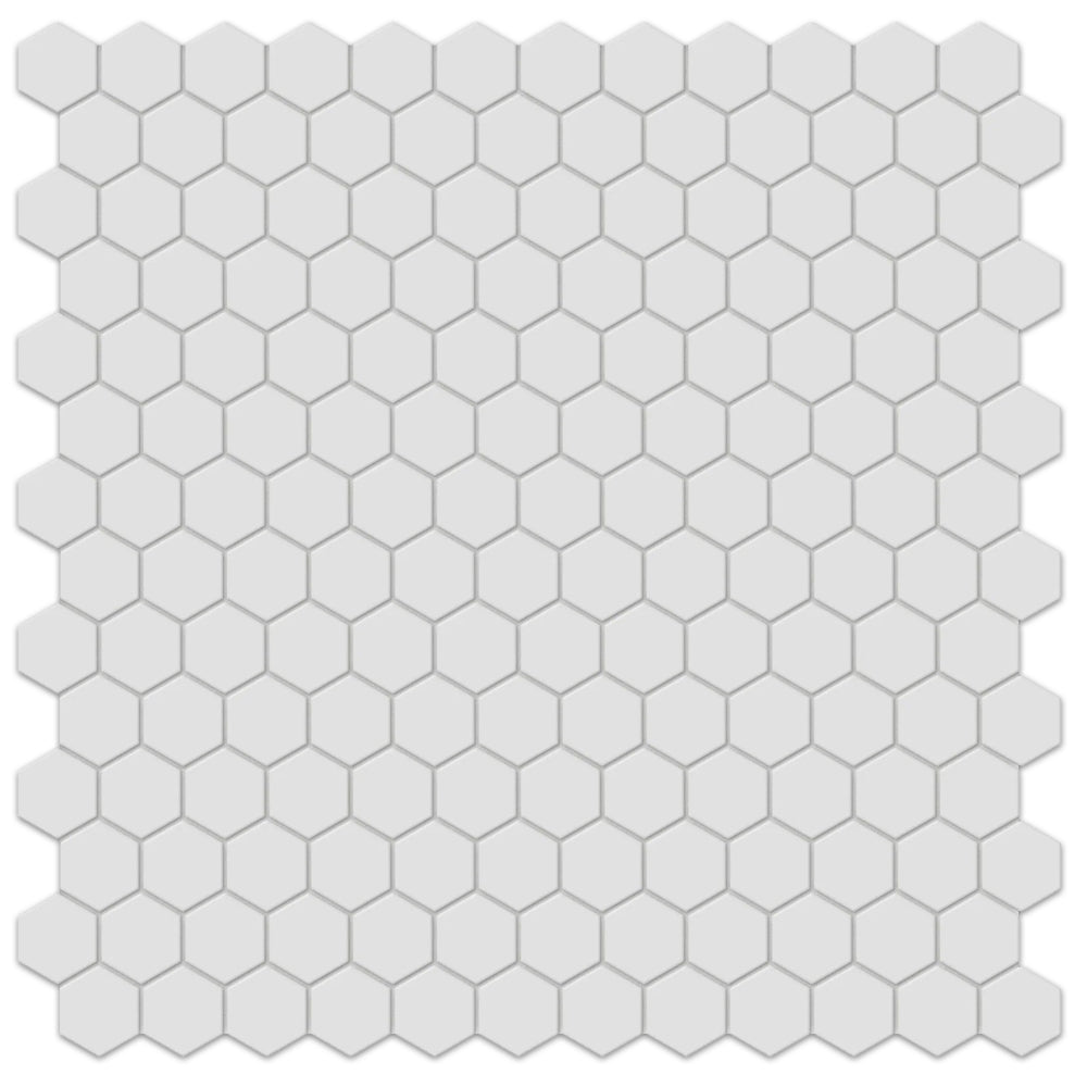 Tesoro Soho 1" Hexagon 11.5" x 11.75" Ceramic Mosaic