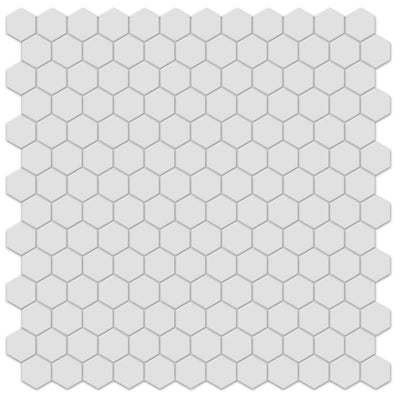 Tesoro Soho 1" Hexagon 11.5" x 11.75" Ceramic Mosaic