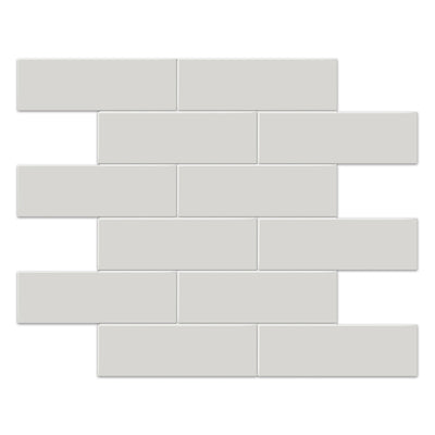 Tesoro Soho 2 x 6 Brick 11.75" x 11.75" Ceramic Mosaic