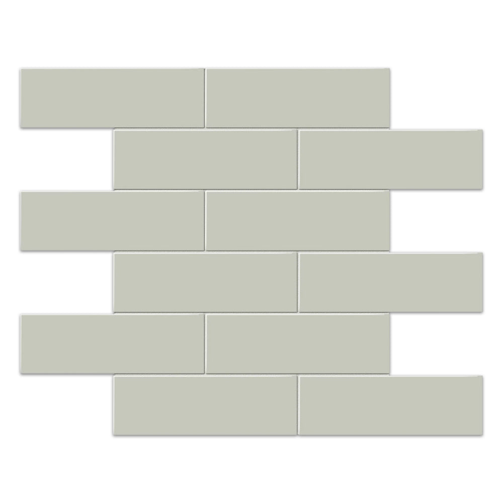 Tesoro Soho 2 x 6 Brick 11.75" x 11.75" Ceramic Mosaic