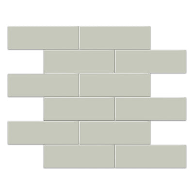 Tesoro Soho 2 x 6 Brick 11.75" x 11.75" Ceramic Mosaic