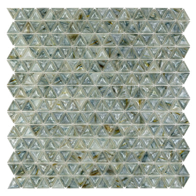 Anthology Glassique Triangle 12" x 12" Glass Mosaic