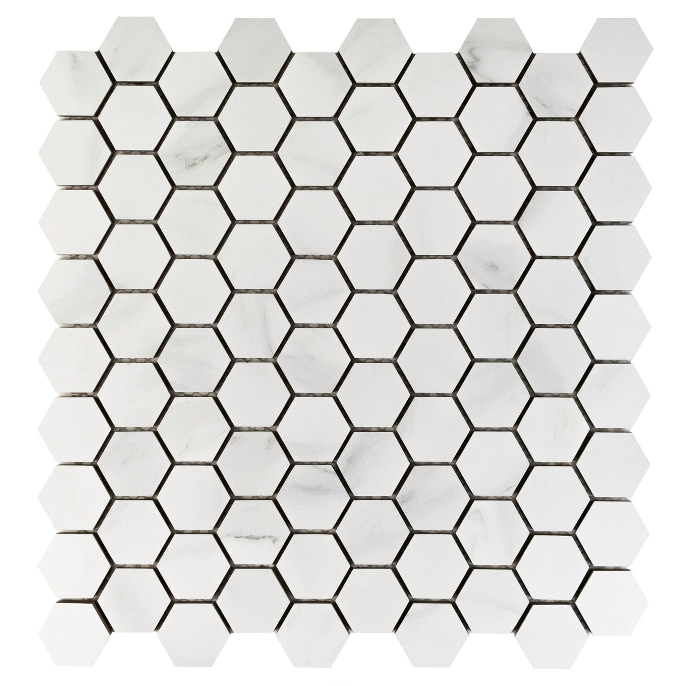 Anthology Marbleridge Reserve Hexagon 12" x 12" Porcelain Mosaic