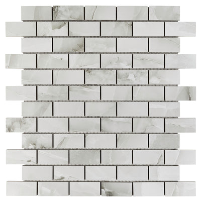 Anthology Marbleridge Reserve 1 x 2 11" x 11" Porcelain Mosaic