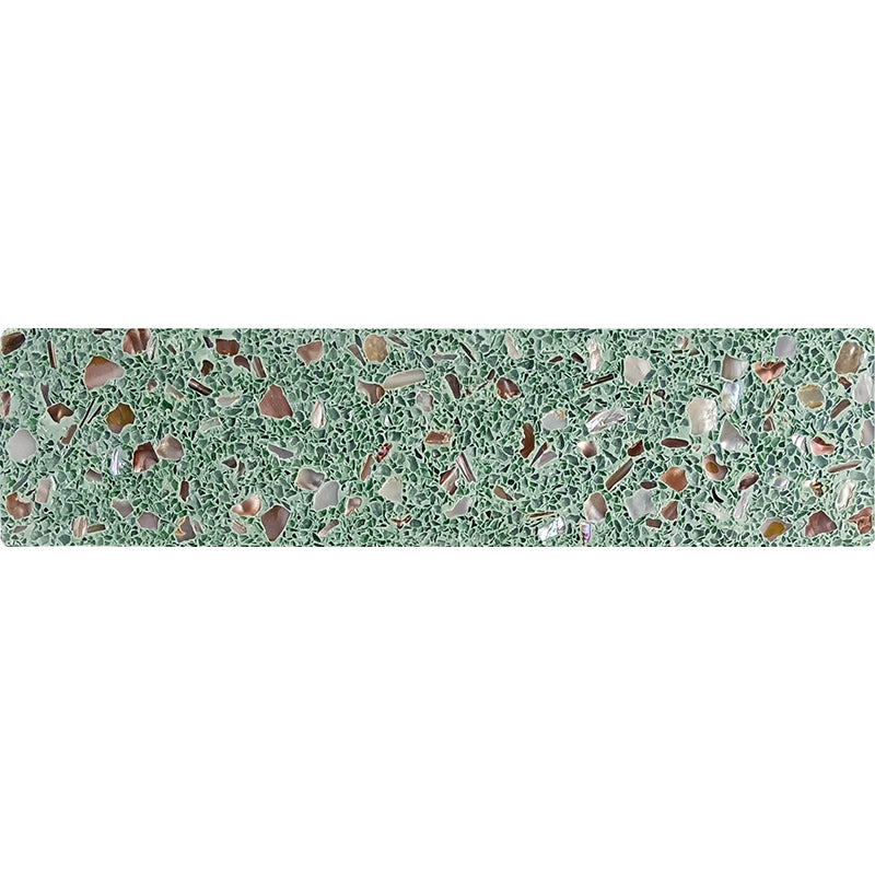 MIR Mosaic Aquaterra Brick 3" x 12" Shell & Terrazzo Tile