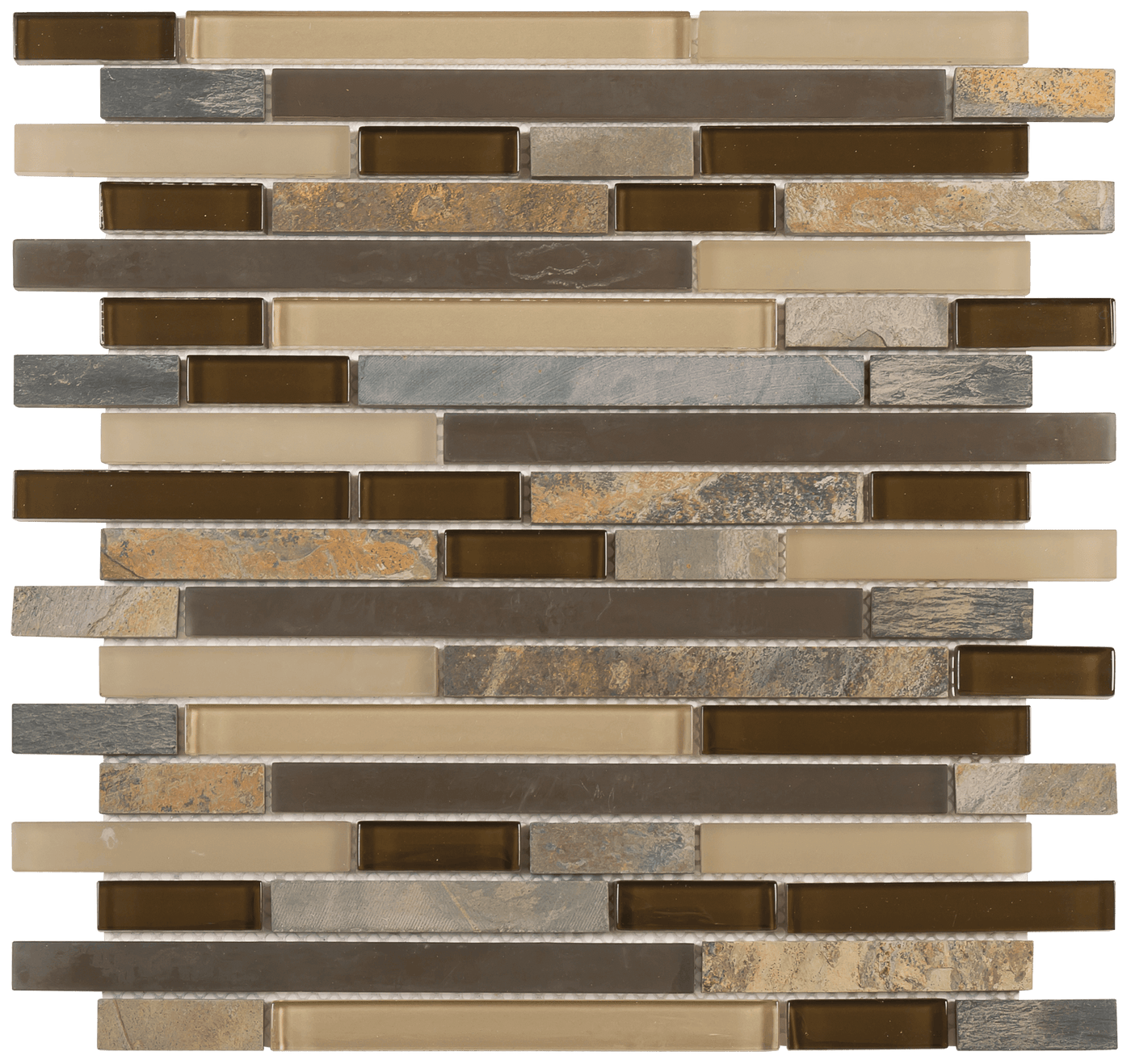 Bati Orient Baguette 11.6" x 12" Slate Mosaic