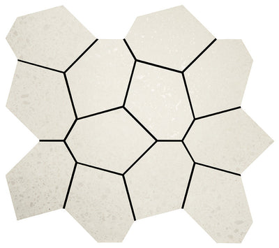 Crossville Alaska Polygon 13" x 15" Porcelain Mosaic