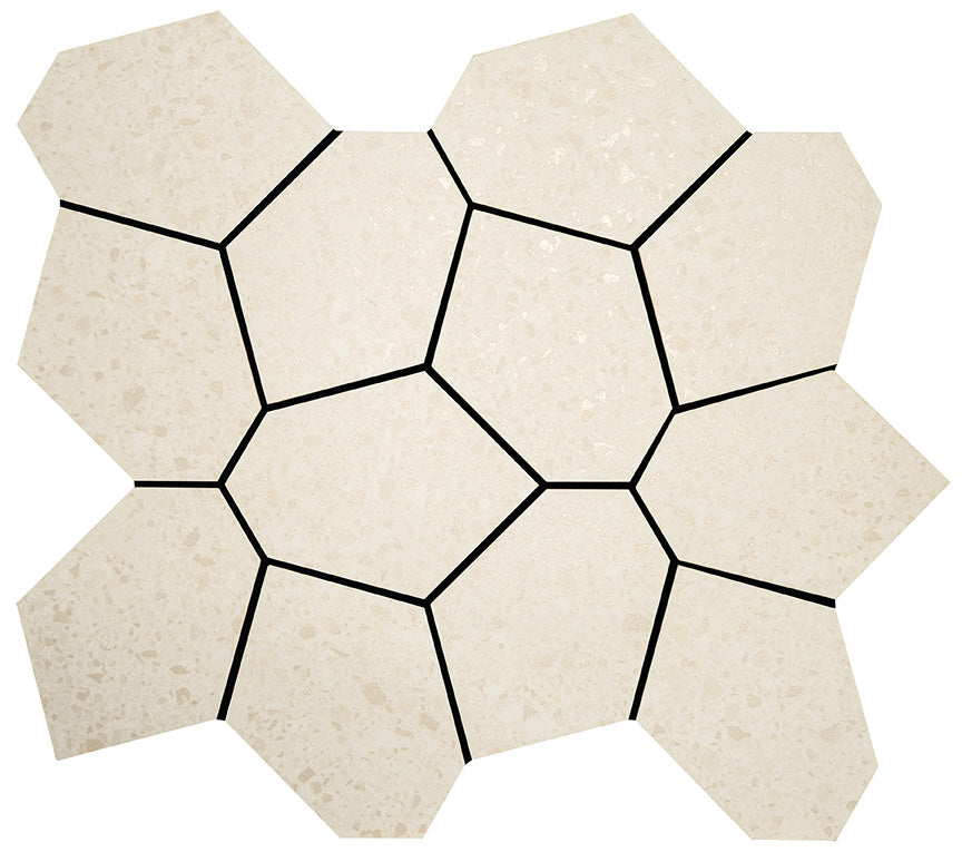 Crossville Alaska Polygon 13" x 15" Porcelain Mosaic