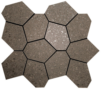 Crossville Alaska Polygon 13" x 15" Porcelain Mosaic