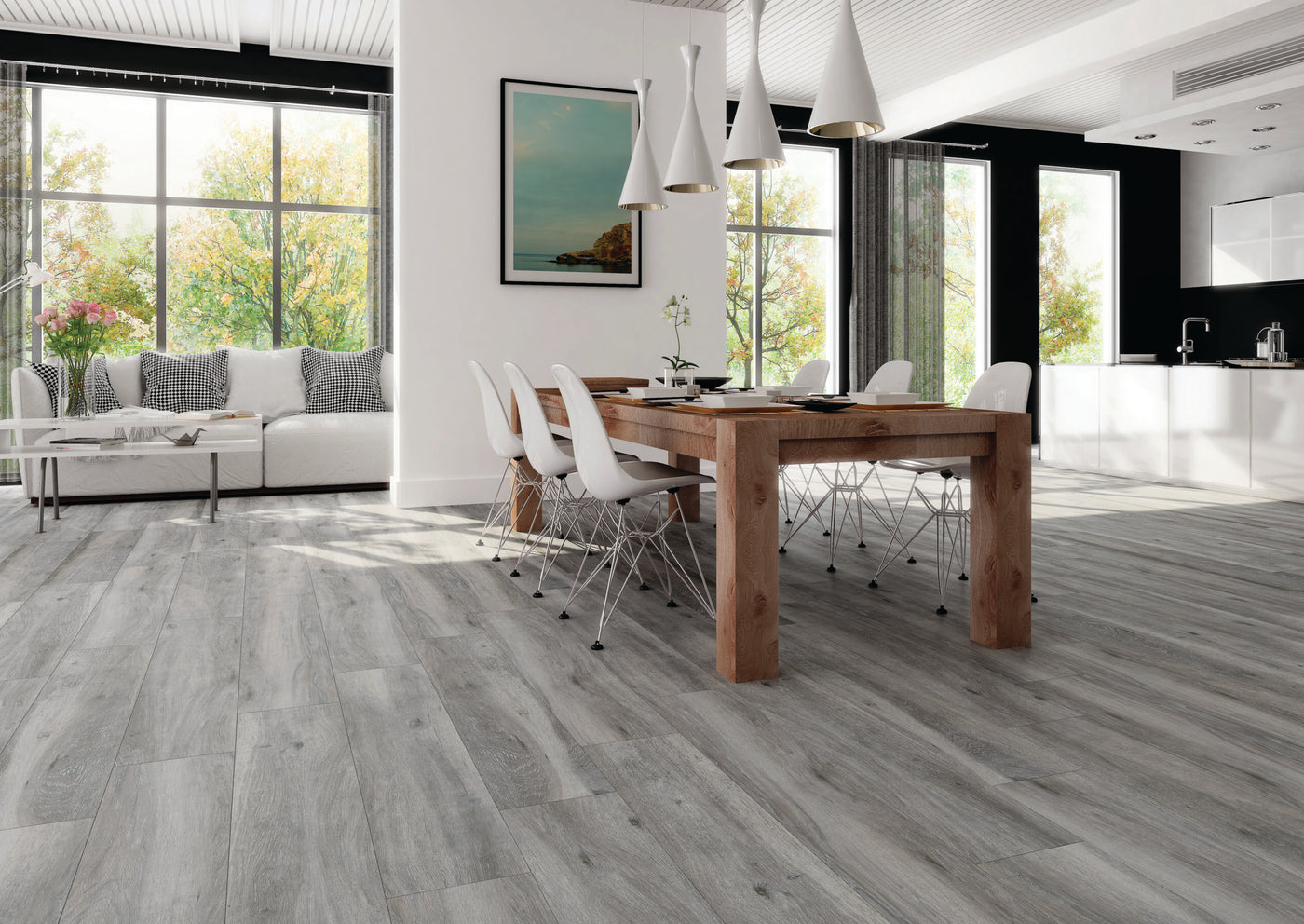 Tesoro Allegheny 8" x 48" Porcelain Tile