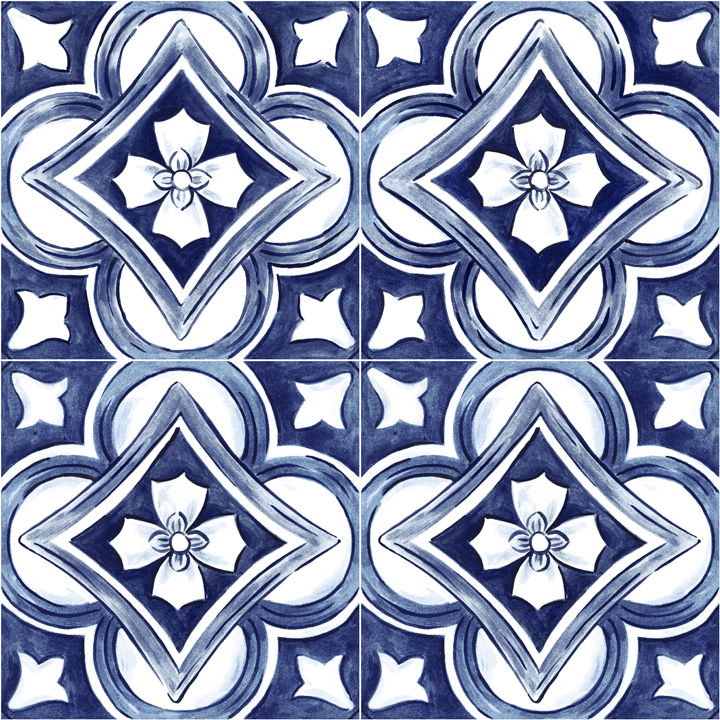 QDI Surfaces Amuri Deco 8" x 8" Porcelain Tile