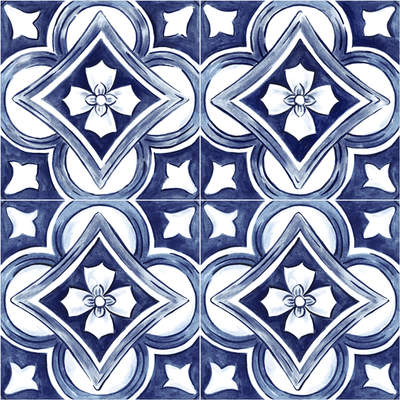 QDI Surfaces Amuri Deco 8" x 8" Porcelain Tile