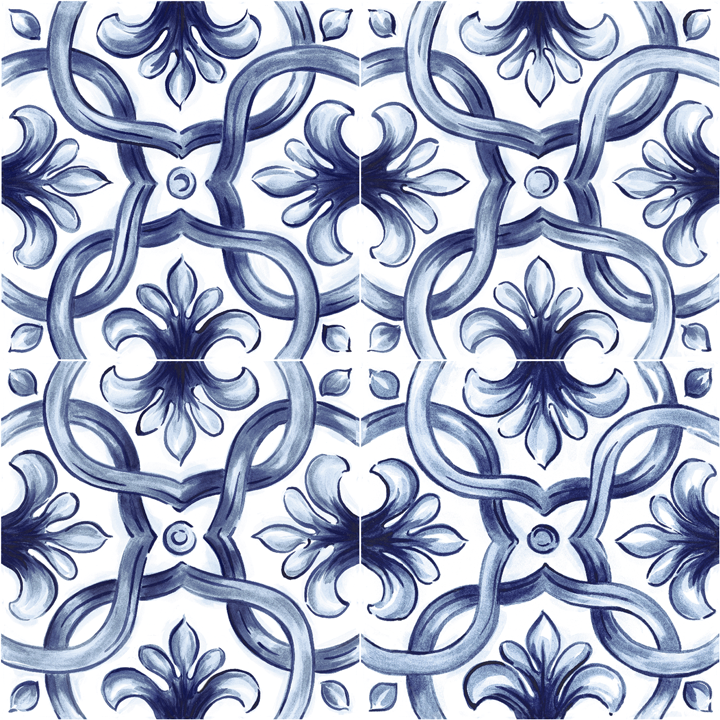QDI Surfaces Amuri Deco 8" x 8" Porcelain Tile