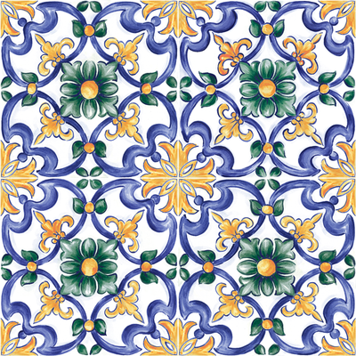 QDI Surfaces Amuri Deco 8" x 8" Porcelain Tile