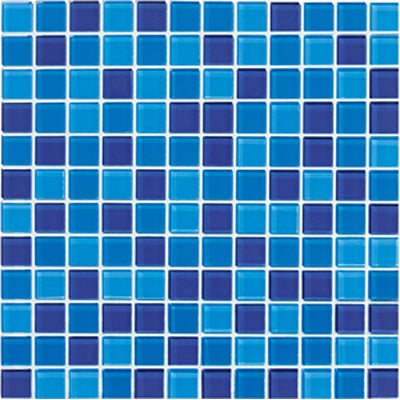 Crossville Glass Blox 1 x 1 Blend 12" x 12" Glass Mosaic