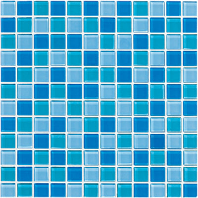 Crossville Glass Blox 1 x 1 Blend 12" x 12" Glass Mosaic