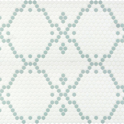 Arizona Tile Geometro 2.0 Hex 13" x 13" Glass Mosaic