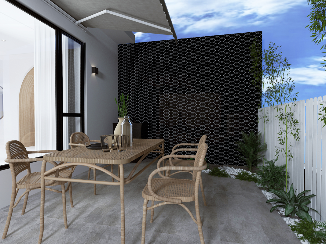 QDI Surfaces Wave 12" x 12" Porcelain Mosaic