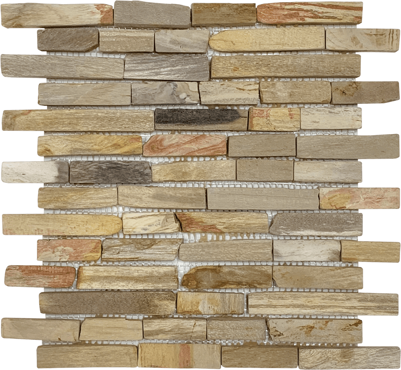 Bati Orient Baguette Mix 11.8" x 13" Stone Mosaic