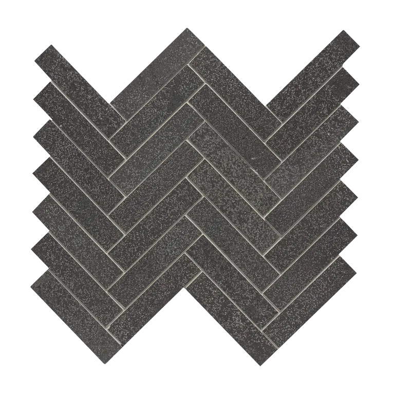 Arizona Tile Basalt 1" x 4" Herringbone 11" x 11.2" Basalt Mosaic