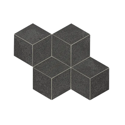 Arizona Tile Basalt Large Rhomboid 11" x 11.5" Basalt Mosaic