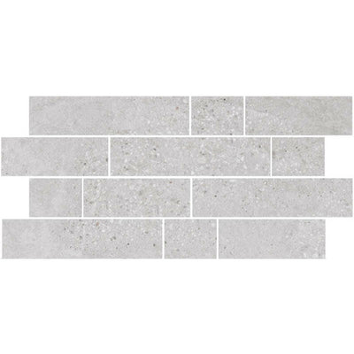 Del Conca USA Chamonix Brick 12" x 24" Porcelain Mosaic