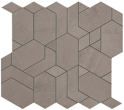 QDI Surfaces Boost Irregular 12" x 24" Porcelain Mosaic