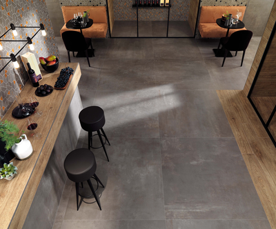 QDI Surfaces Boost 24" x 48" Porcelain Tile Grey