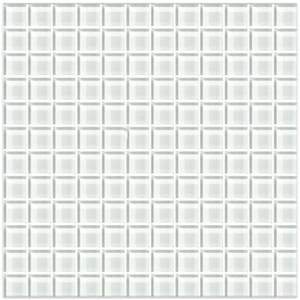 American Olean Color Appeal 1 x 1 Straight Joint 12" x 12" Glass Mosaic