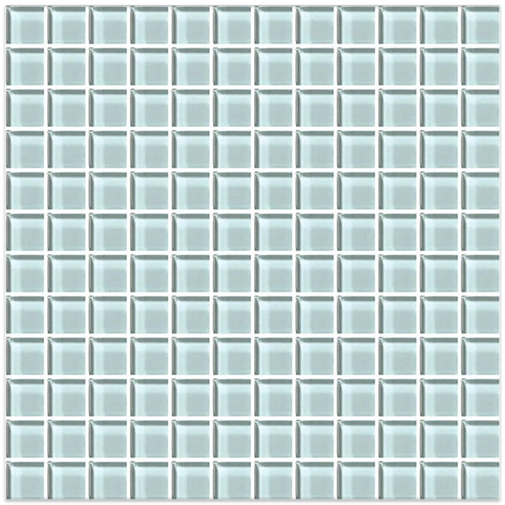 American Olean Color Appeal 1 x 1 Straight Joint 12" x 12" Glass Mosaic