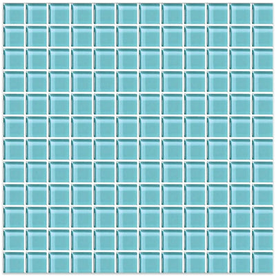 American Olean Color Appeal 1 x 1 Straight Joint 12" x 12" Glass Mosaic