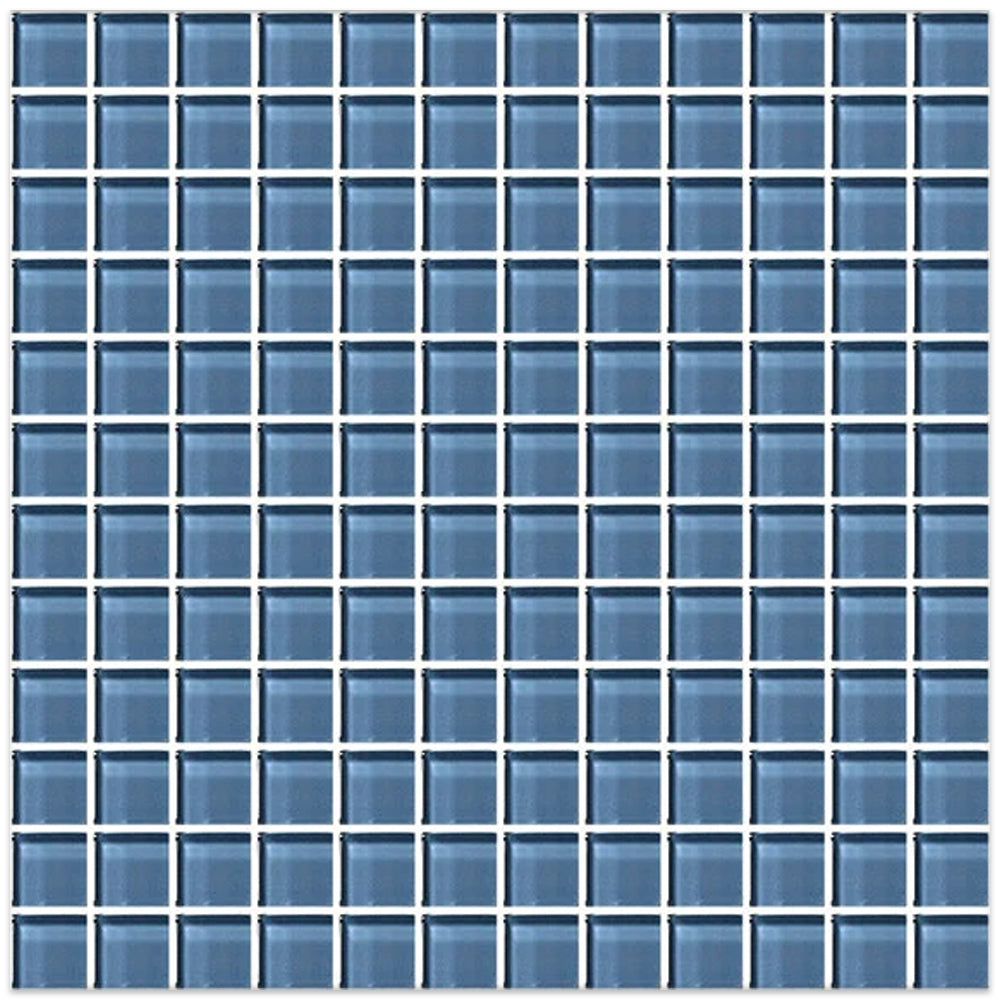 American Olean Color Appeal 1 x 1 Straight Joint 12" x 12" Glass Mosaic