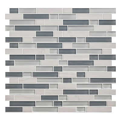 American Olean Color Appeal 0.63" Random 12" x 13" Glass Mosaic