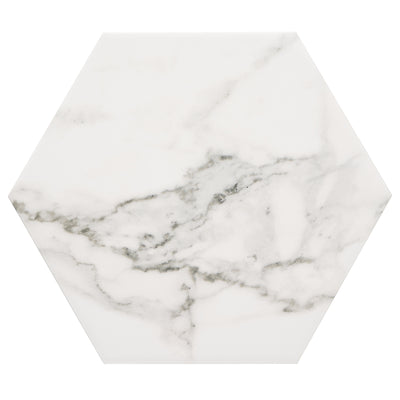 Patara Stone 10" Hexagon 4.9" x 9.8" Porcelain Tile