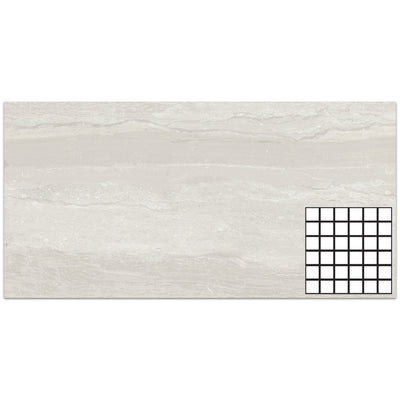 Tesoro Mescla 2 x 2 11.75" x 11.75" Porcelain Mosaic