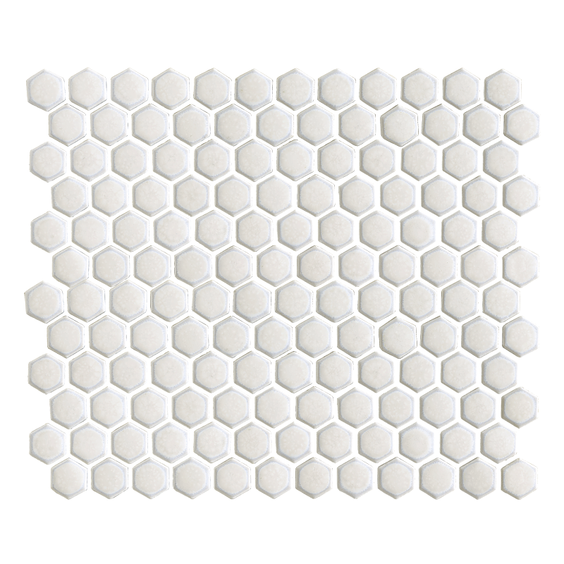 Maniscalco Chameleon 1" Hexagon 10.25" x 11.75" Porcelain Mosaic