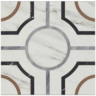 American Olean Clarasea Deco 8" x 8" Porcelain Tile