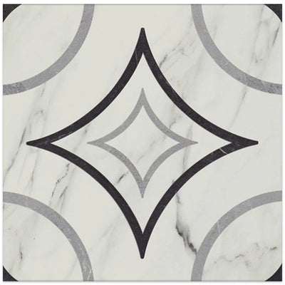 American Olean Clarasea Deco 8" x 8" Porcelain Tile