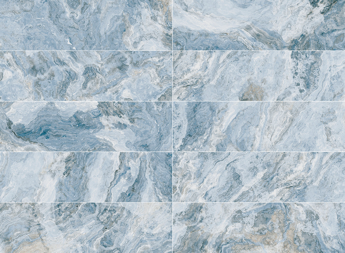 Tesoro Aquatica Cloud 6" x 20" Ceramic Tile