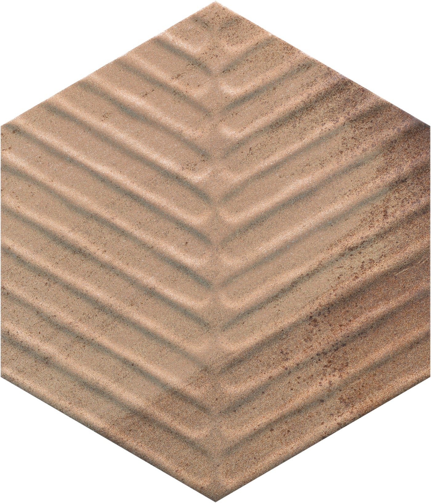 Crossville Cotto Moderno Chevron Hex 8" x 8" Porcelain Tile