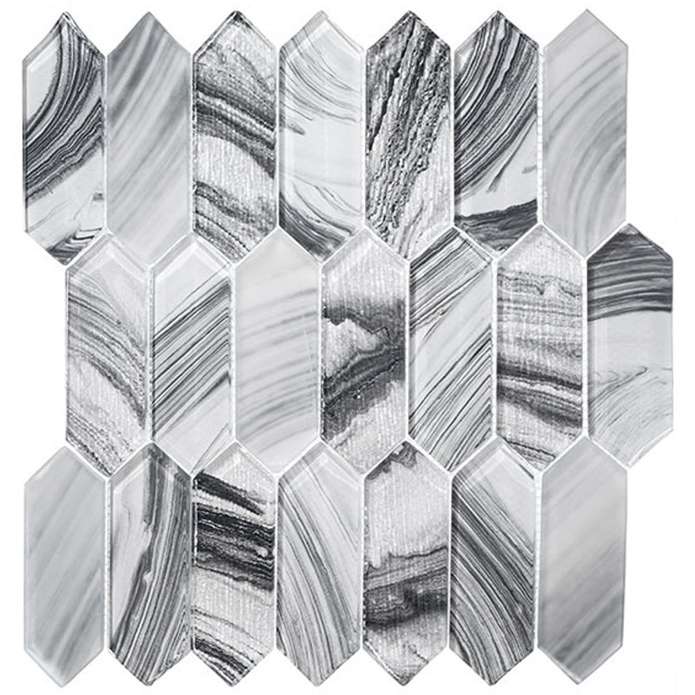 Circa Parthenon 12.06" x 12.06" Glass Mosaic