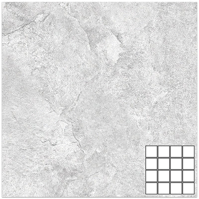 Tesoro Fratto 3 x 3 12" x 12" Porcelain Mosaic