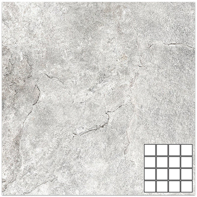 Tesoro Fratto 3 x 3 12" x 12" Porcelain Mosaic